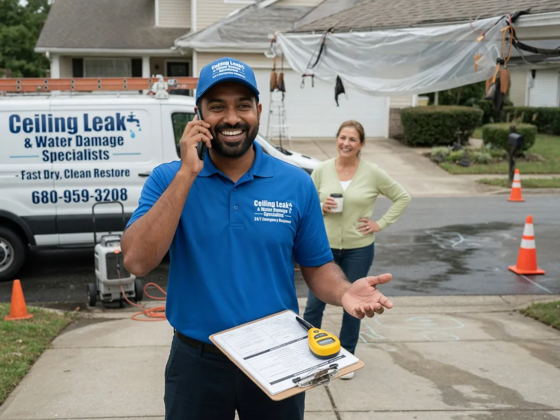 Ceiling Leak Cleanup Des Arc, AR FAQs
